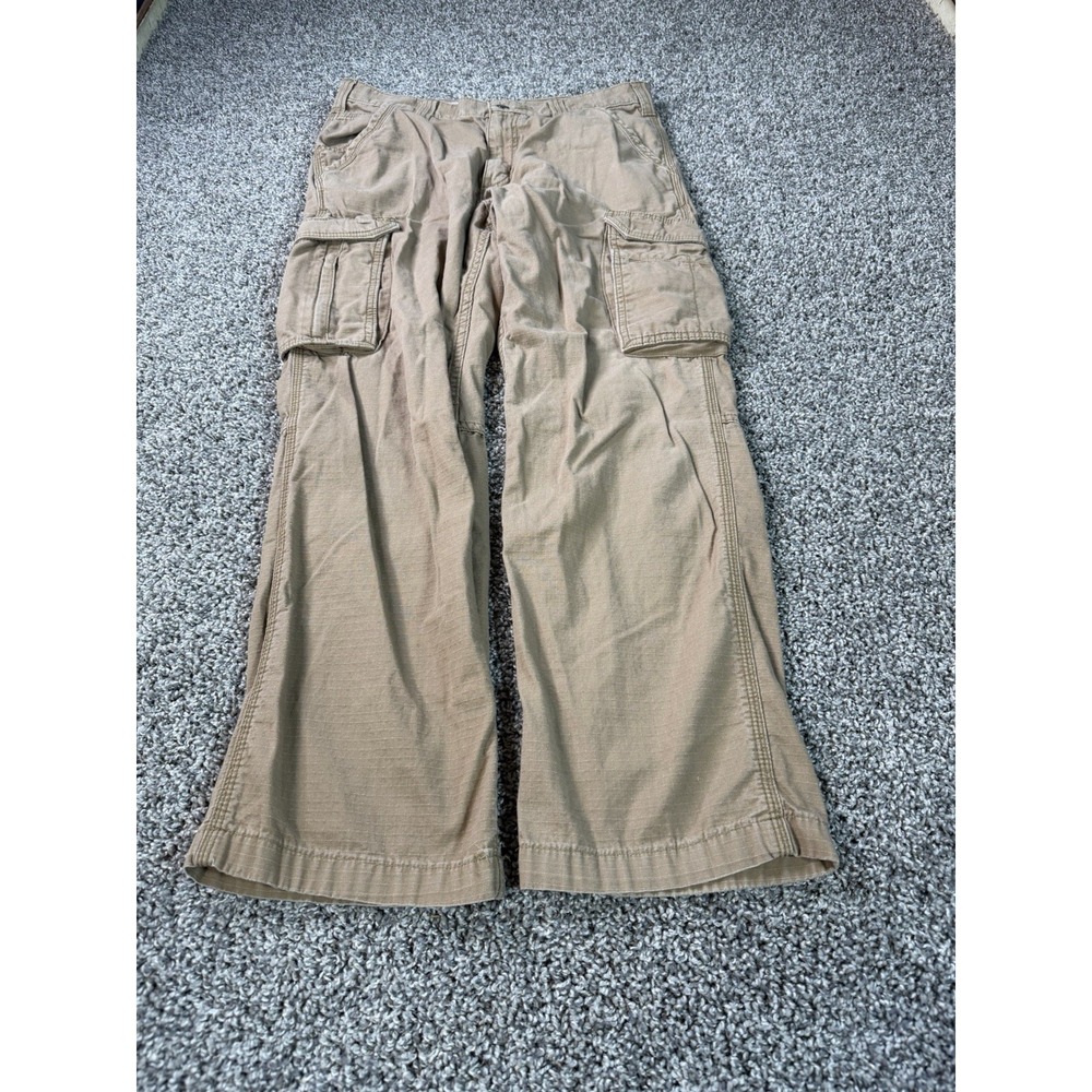 Carhartt Relaxed Fit Force Ripstop Cargo Pants Men's Size 34X32 Beige